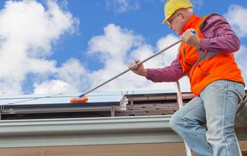 Slideslow soft wash roof cleaning